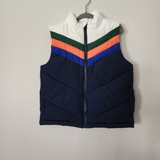 NEW Janie And Jack Boys 3-4 Years Vest Blue Multicolor