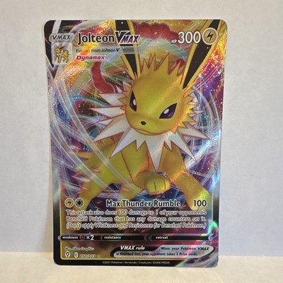 The Pokémon Company Pokémon TCG Jolteon VMAX 051/203 Evolving Skies UR Holo Eng