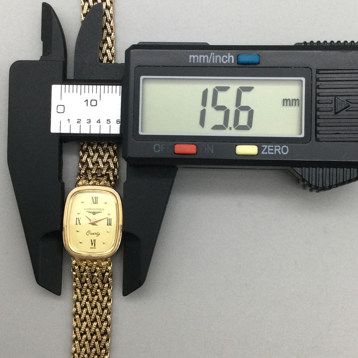 Vintage Longines Gold Tone Rectangular Women’s Quartz Watch QWR New Battery Runs Vintage Longines QWR Dress Watch Rectangle Gold Tone 25mm  main image 2