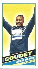 2020 Upper Deck Goodwin Champions Goudey Mini #G17 Simone Manuel - BB