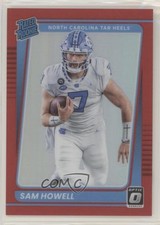 2022 Chronicles Draft Picks Donruss Optic Rated Rookies Red Prizm Sam Howell n7j