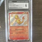 Pokémon Charmander SV: Paldean Fates Shiny Rare Holo 109/091 CGC 9 HP 70