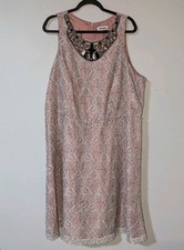 Lovely by Adrianna Papell Lace Embellished Dress Size 24W