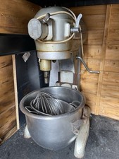 Hobart A200 Mixer Stainless Steel with Some Attachments - Works But Needs TLC
