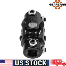 New 34dd X 34 Dd Single Steering U Joint Coupler Black Steel Universal Shaft