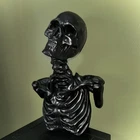 New CHRISTIAN SIRIANO Black Skeleton Hanging Halloween 3D Wall Art Decor NIB