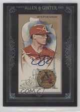 2023 Allen & Ginter Framed Mini Black Frame 17/25 Tyler Stephenson Auto 14mg