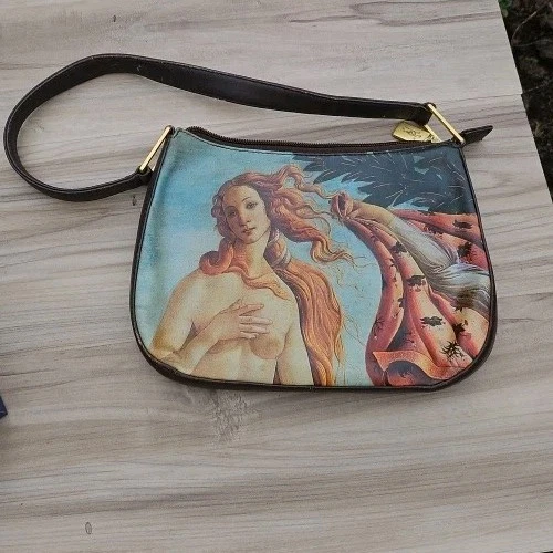 Nuevo con etiquetas Bolso de Hombro Icono Los Angeles Vintage Cuero Botticelli Usable Arte Foto 2 de 4