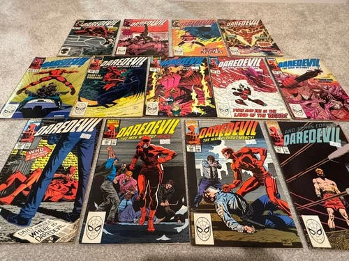 Vintage Cooper Age 1990 Marvel Daredevil Comics x13 job lot
