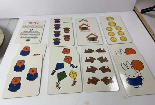 Miffy and Friends Match Ups Memory Game Collectible Miffy Card Game Complete - Picture 2 of 12
