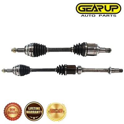 Front Pair CV Axle Joint Shaft Assembly for Toyota Highlander 3.5L FWD 2008-2013