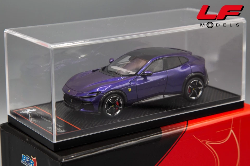 1:43 Ferrari Purosangue Viola Al Humaid - BBR - Immagine 3 di 4