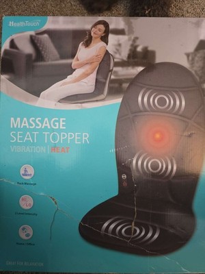 Massage Seat Topper Vibration Heat Back Home Office Cushion Pad