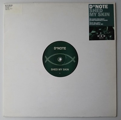 Vinyl Record - D*Note   Shed My Skin - Trance 12'' Belgium 2002