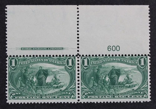 CKStamps: US Stamps Collection Scott#285 1c Mint OG Selvage LH