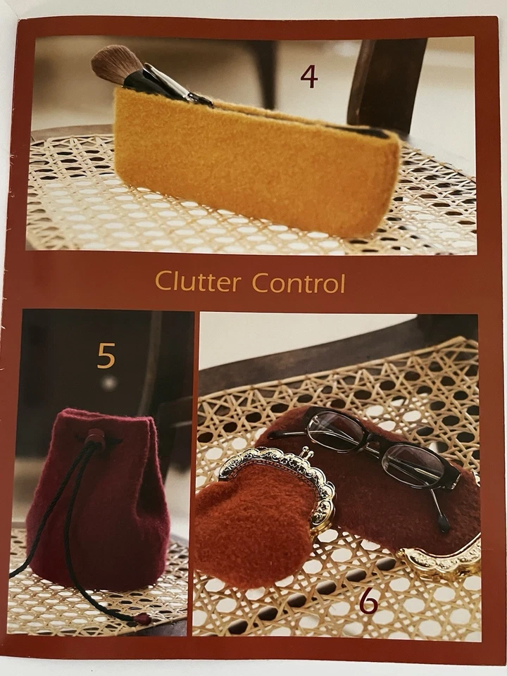 Patons Book 500210 Knit & Crochet Felting (2004) Pillows, Slippers, Bags & More - Image 4 of 4