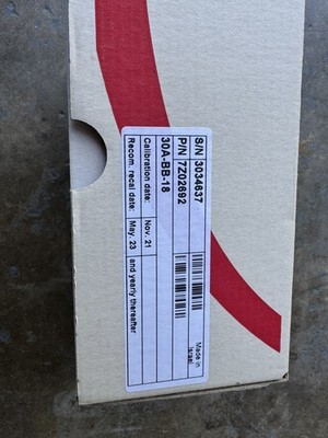 Ophir 30A-BB-18 7Z02692 Laser Power Sensor Ø17.5mm Aperture, 0.19-20µm, 10mW-30W