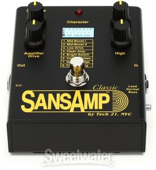 Tech 21 SansAmp Classic Analog Guitar - Black for sale online | eBay