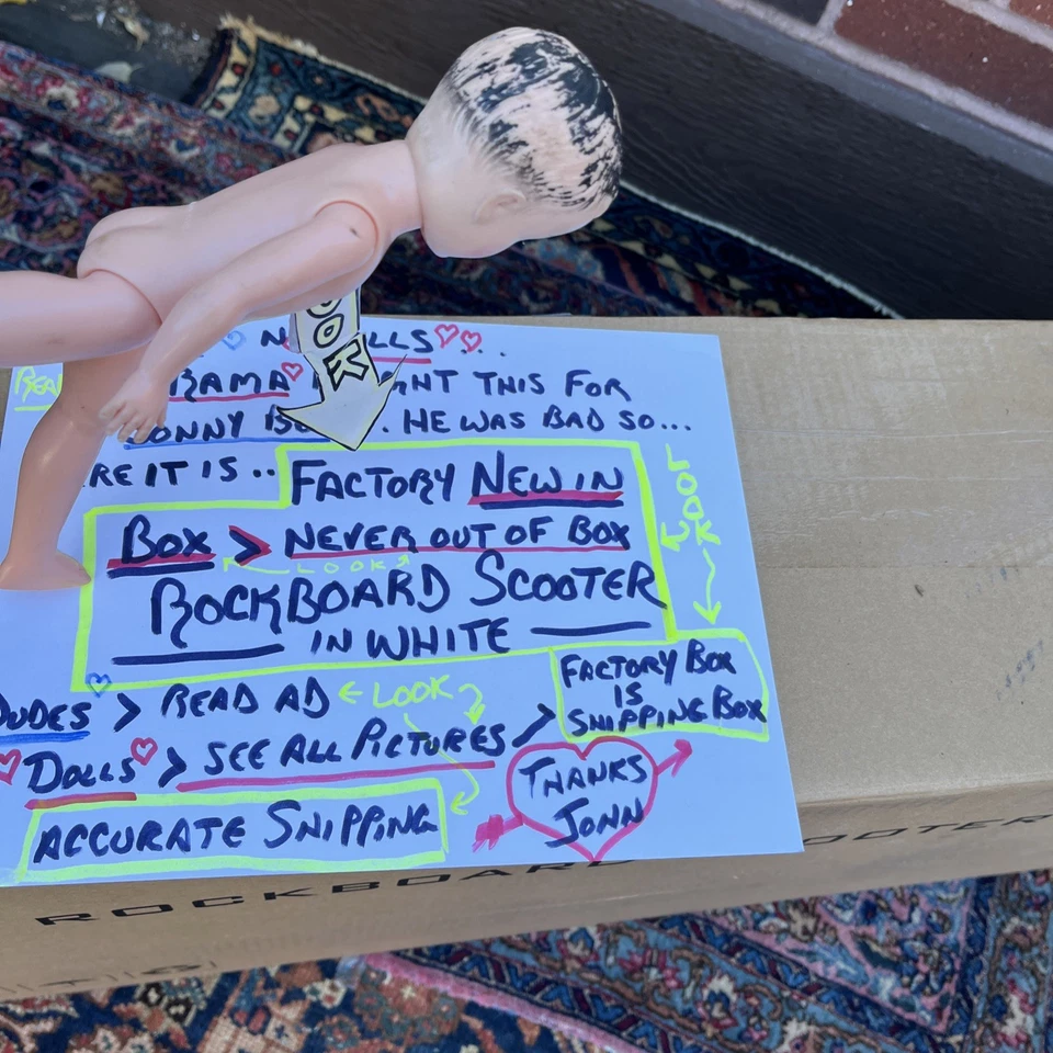 Rockboard Scooter 200 lb. capacidad, Kick Action.Nuevo stock antiguo en caja original raro Foto 4 de 4