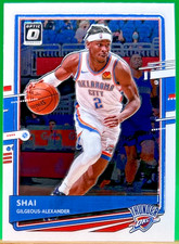 2020-21 Panini Donruss Optic Shai Gilgeous-Alexander #143 Oklahoma City Thunder