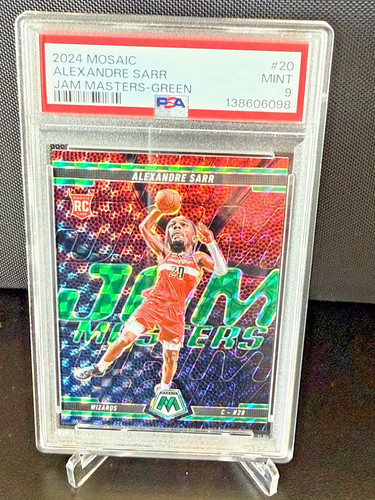2024 Panini Mosaic Jam Masters Alexandre Sarr [Green] #20 card