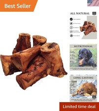Beef Marrow Dog Bones Long Lasting for Aggressive Chewers - Made Single Ingr...