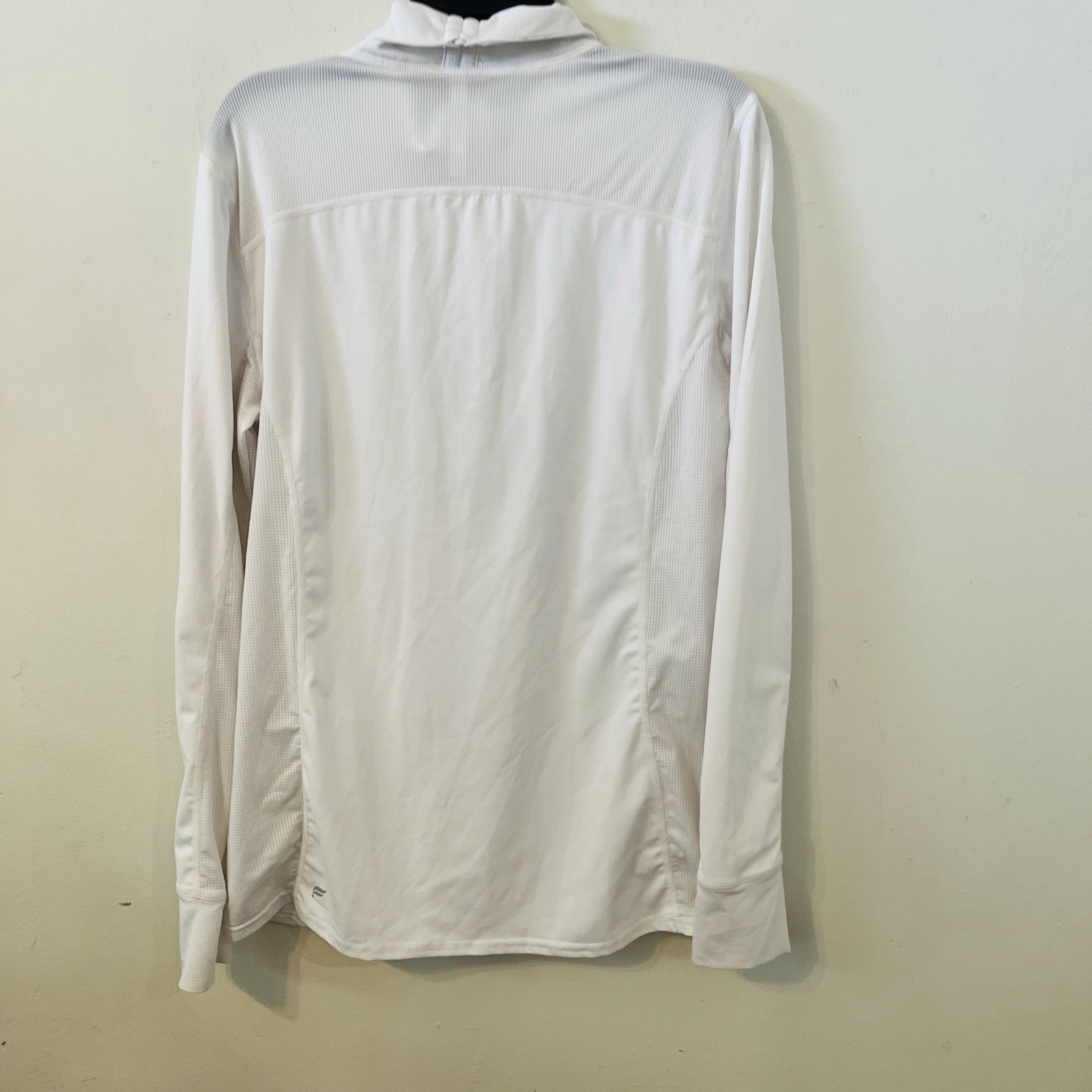Fabletics White Pullover Performance Jacket Size … - image 4