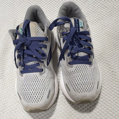 Brooks Adrenaline GTS 22 Women s Running Shoes Breathable Mesh Gray/Blue 120353