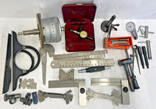 USED MEASURING TOOLS SQUARES RULERS MICROMTER FINGER CLOCKS GAUGES AND MORE