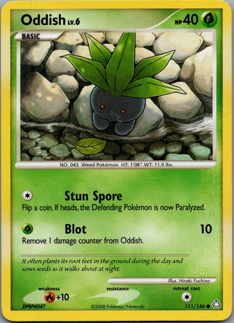 Oddish (111) Common Legends Awakened 111/146 NM