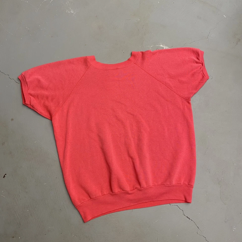 Sudadera de manga corta raglán rosa años 90 Foto 4 de 4