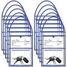 30 Pack Ticket Holders 9 x 12 Inch Work Order Plastic Sleeves Job Ticket Hold...