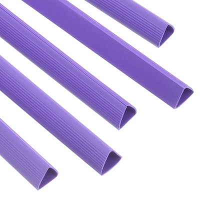 10Pcs Binding Bars, 15mm Binding Bars 120 Sheets Capacity, Purple