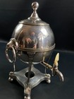 Late 19th-Century English Silver-Plated Metal Samovar Hot Water Fountain