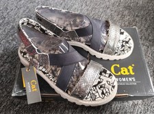 Caterpillar silver sandals, 36/3, NEW! RRP £55.