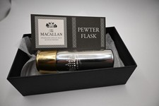 The Macallan, Pewter, Shotgun Shell Shaped, Whisky Flask, bought from Macallan