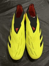 Adidas Predator Elite Laceless SG Football Boots - Yellow - Size 12 US - IE0046