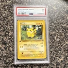 PSA 7 Pikachu 1st Edition W STAMPED LABEL ERROR