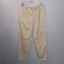 Pendleton Chinos Pants Womens Size 12 Cotton Flat Front Careerwear Office Preppy