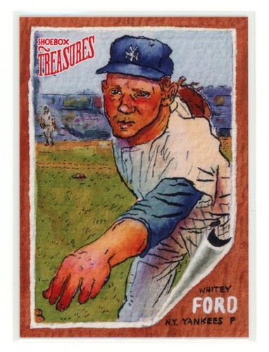 WHITEY FORD 2025 Topps Shoebox Treasures Logo Stamp 1962 Topps #46 85/99 - Picture 1 of 2