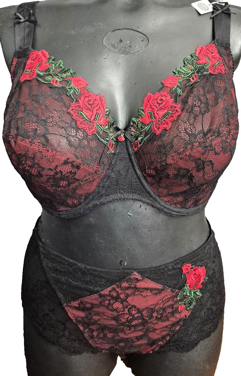 Lise Charmel Eprise Exception Gitane Set Bra EU/DE 90E UK40DD + Midi Brief 46