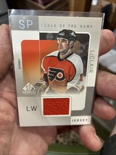 2000-01 SP Game Used John LeClair Tools Of The Game Jersey #JL Orange Flyers