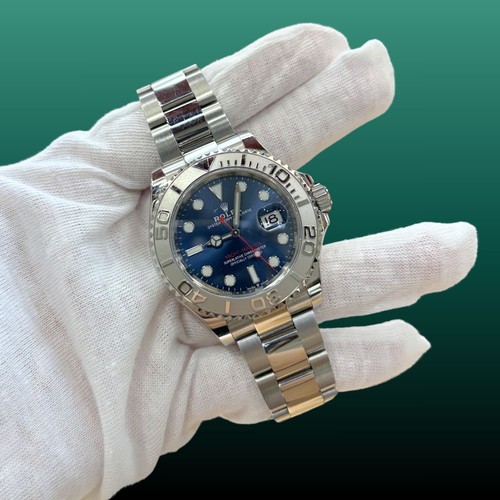 2020 PAPERS Rolex YACHTMASTER 126622 Blue Dial Oyster Bracelet Platinum Bezel