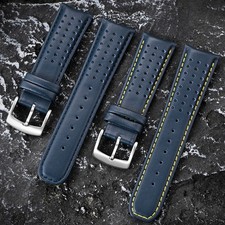 Per Citizen Blue Angels I II III AT8020/JY8078 Cinturino Orologio Cinturino Pelle 23MM