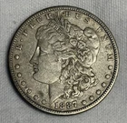 VF 1887-S Morgan Silver Dollar, U.S. $1 Coin Very Fine