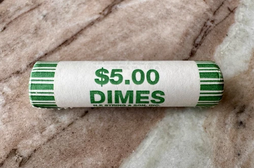 2009 D Roosevelt Dime Roll of 50 Coins (LOW MINTAGE) Uncirculated