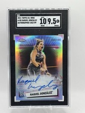 2021 Topps Chrome WWE Raquel Gonzalez #A-RG Auto Refractor #103/199 SGC 9.5