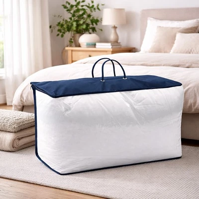 Aufbewahrungstasche Universal f Bettwäsche Kopfkissen Bettdecke Decke 60x40x26cm - Bild 1 von 4