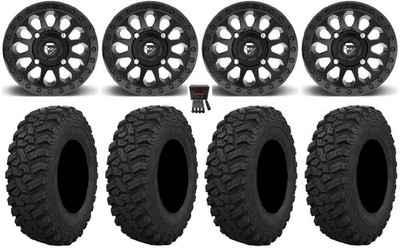 Fuel Vector 14'' Wheels MB 29'' Trekker Tires Can-Am Renegade Outlander