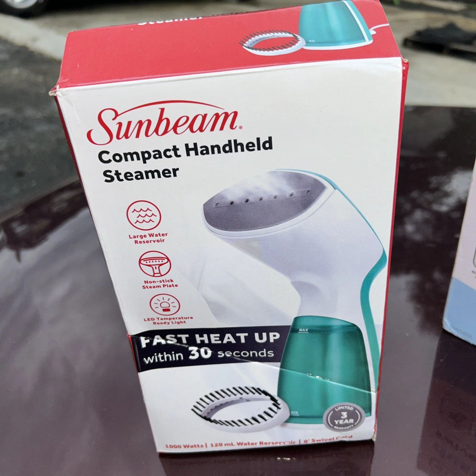 Sunbeam 1000W Compact Handheld Steamer
Opens in a new window or tab